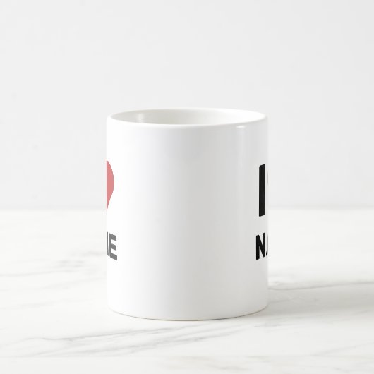 Mug I Love Name (Centre)