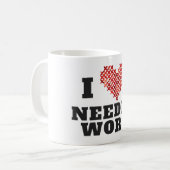Mug I Love Needlework Cross Stitch (Devant gauche)