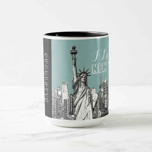 Mug I Love New York Personnalisé (Centre)