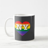 Mug I Love New York Rainbow Heart (Gauche)