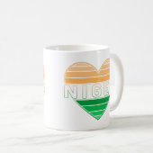 Mug I Love Niger, Coeur Nigérien (Devant droit)