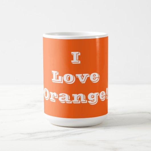 Mug I Love Orange (Centre)