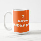 Mug I Love Orange (Gauche)