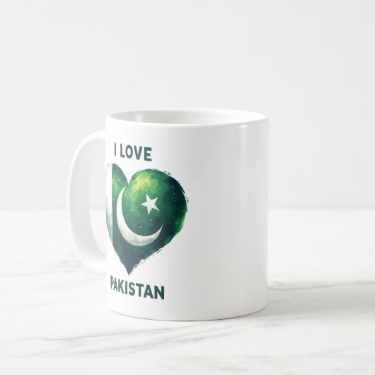 Mug I love Pakistan (Devant gauche)