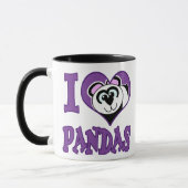 Mug I Love pandas (Gauche)