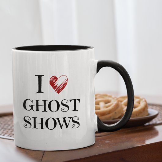 Mug I Love Paranormal Chercheur Fantômes Chasse Specta
