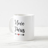 Mug "I Love Paris" (Devant gauche)
