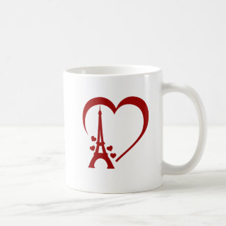 Mug I Love Paris, Paris romantique inspiré des voyages