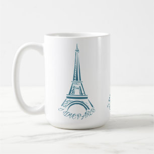 Mug I Love Paris Tour Eiffel