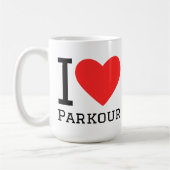 Mug I love parkour (Gauche)
