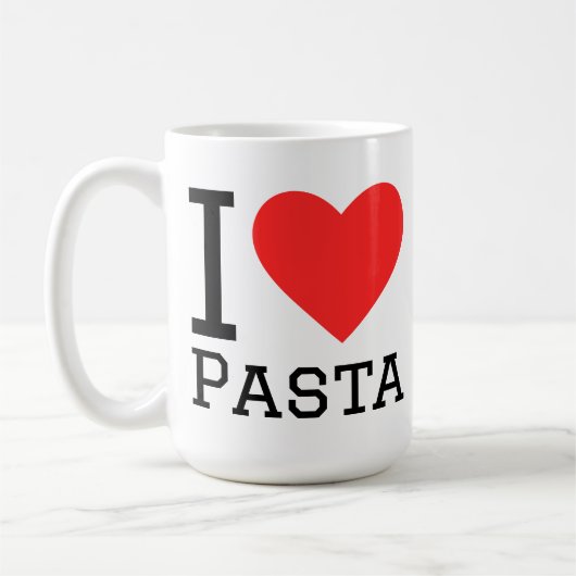 Mug I love pasta (Gauche)