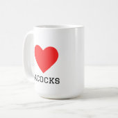 Mug I love peacocks  (Devant gauche)