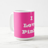 Mug I Love Pink (Devant gauche)