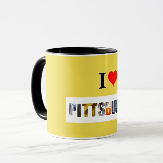 Mug I Love Pittsburgh (Devant gauche)