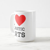 Mug I love plastic arts  (Devant gauche)