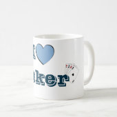 Mug I Love Poker (Devant droit)