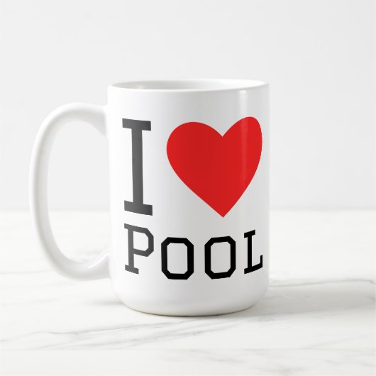Mug I love Pool (Gauche)