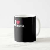 Mug I Love quilting Premium (Devant droit)