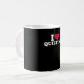 Mug I Love quilting Premium (Devant gauche)