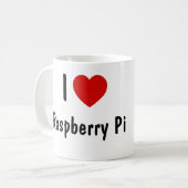 Mug I Love Raspberry Pi (Devant gauche)