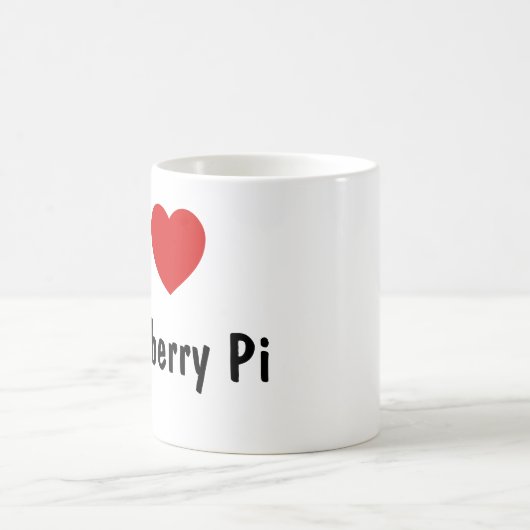Mug I Love Raspberry Pi (Centre)
