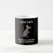 Mug I Love Rats Mouse Mice Rodent (Centre)