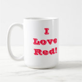 Mug I Love Red (Gauche)