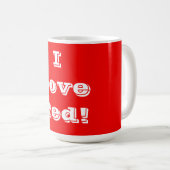 Mug I Love Red (Devant droit)