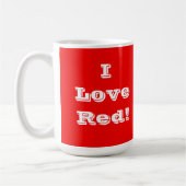 Mug I Love Red (Gauche)