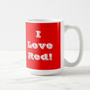 Mug I Love Red