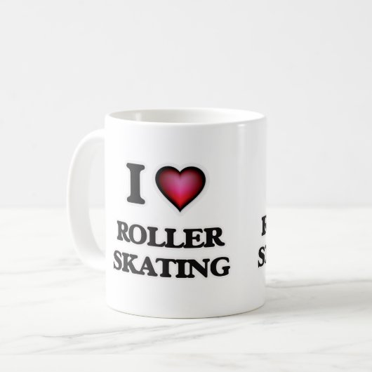 Mug I Love Roller Skating (Devant gauche)