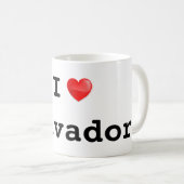 Mug I love Salvador (Devant droit)