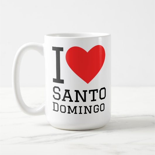 Mug I love Santo Domingo (Gauche)