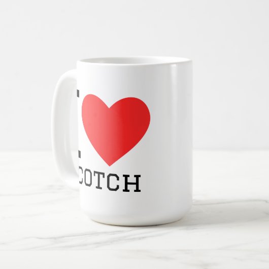 Mug I love scotch  (Devant gauche)
