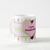 Mug I Love scrapbooking (Devant gauche)