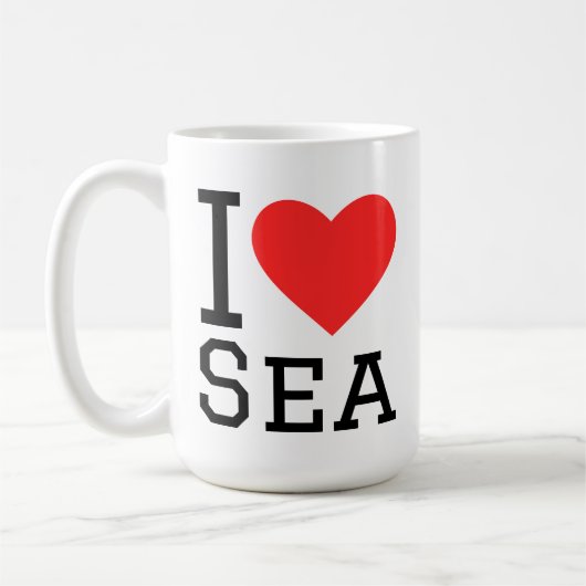 Mug I love sea (Gauche)