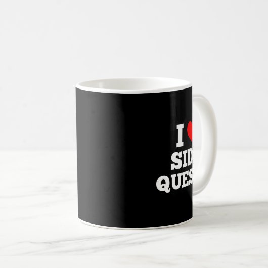 Mug I Love Side Quests - Sidequesting Edm Rave Gamer 1 (Devant droit)