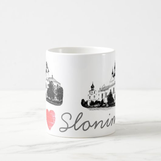 Mug I Love Slonim Belarus Architecture Church (Centre)