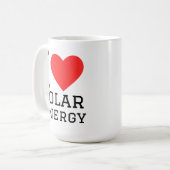 Mug I love solar energy (Devant gauche)