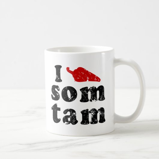 Mug I Love Som Tam Thaïlandais Isaan Food (Droite)
