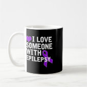 Mug I Love Someone - Epilepsy Awareness  (Gauche)