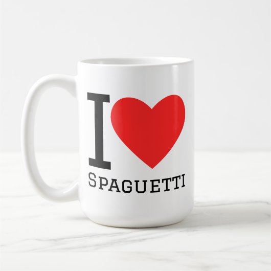 Mug I love spaguetti (Gauche)
