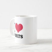 Mug I Love Srts Fitness Motivation (Devant gauche)