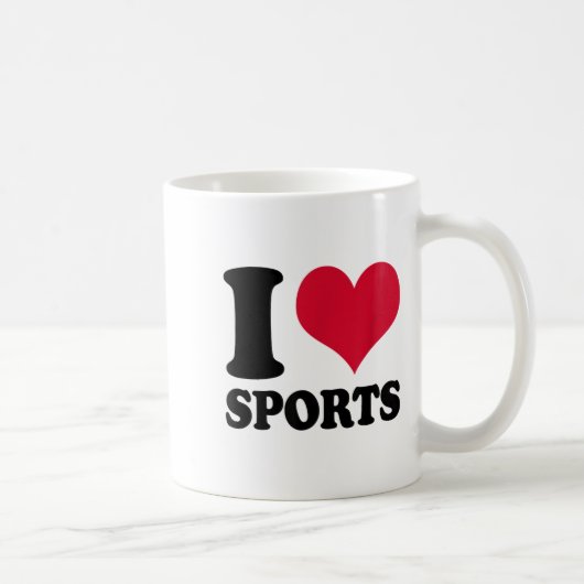Mug I Love Srts Fitness Motivation (Droite)