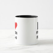 Mug I Love Staten Island Heart Meme Funny (Centre)