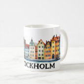 Mug I Love Stockholm | Suède | Café (Devant droit)