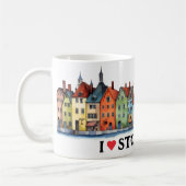 Mug I Love Stockholm | Suède | Café (Gauche)