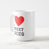 Mug I love street races (Devant gauche)