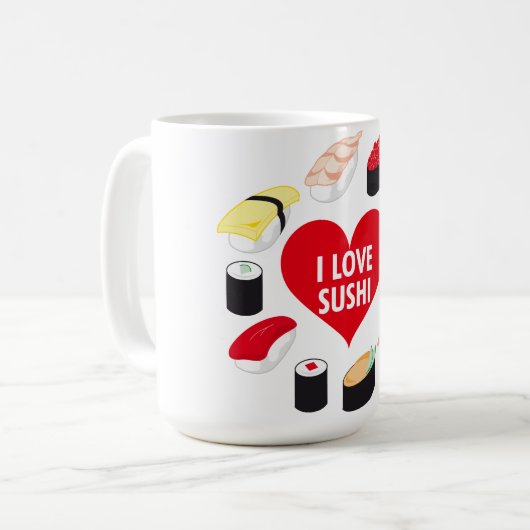 MUG I LOVE SUSHI (Devant gauche)