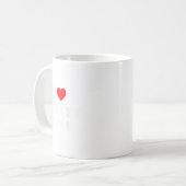 Mug I Love Sweaty Hugs Marathon Watching Tee  (Devant gauche)